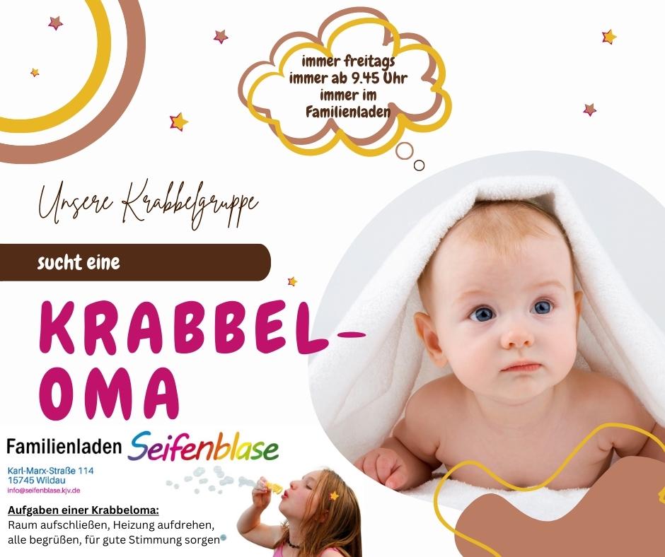 Familienladen sucht „Krabbeloma“